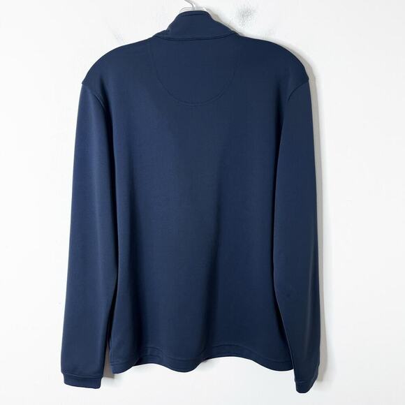 Pebble Beach Men Dry Luxe 1/4 Zip Performance Sweatshirt S Navy Blue Long Sleeve - Picture 4 of 8